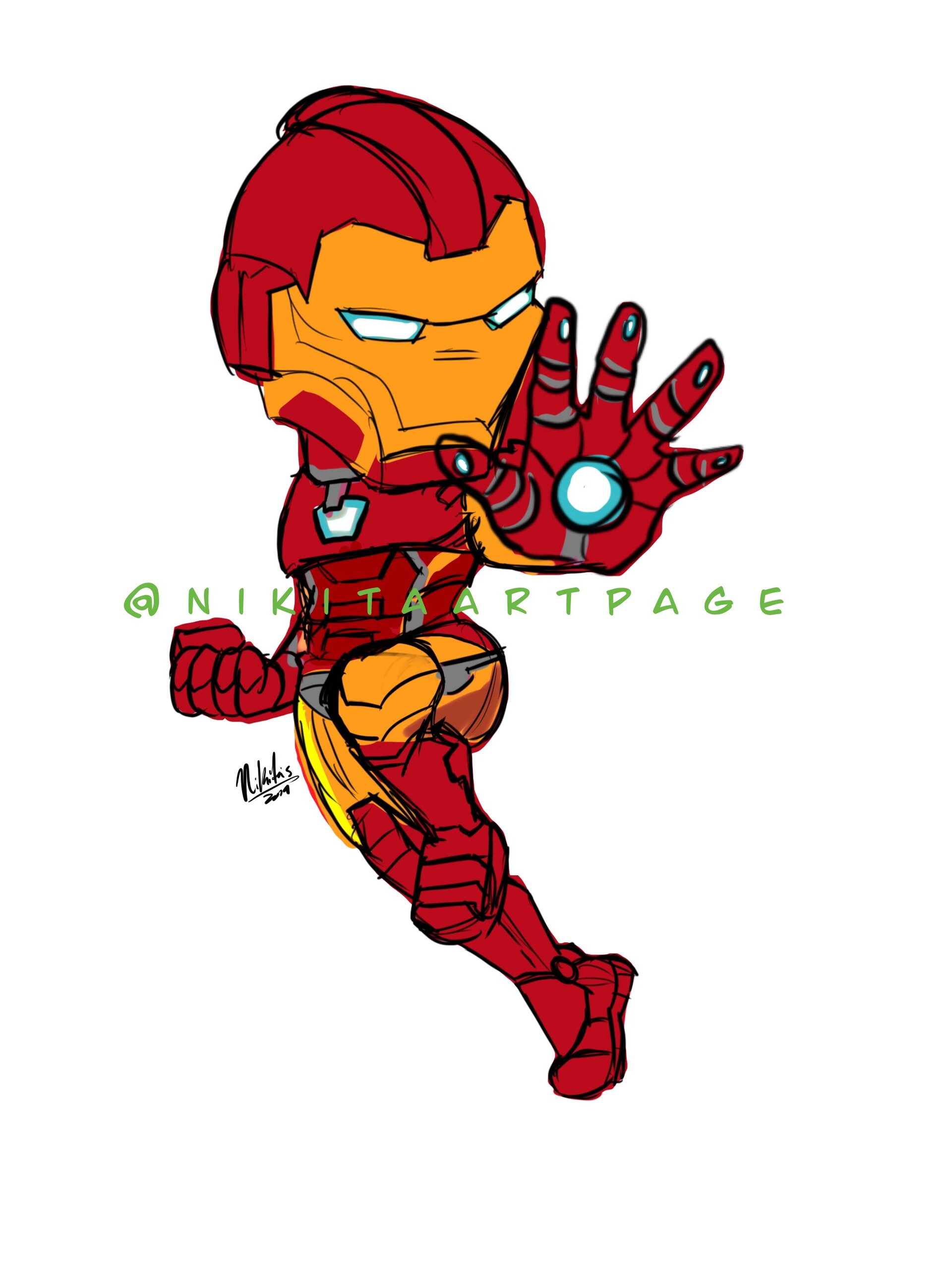 Cute Iron Man Cartoon Wallpapers