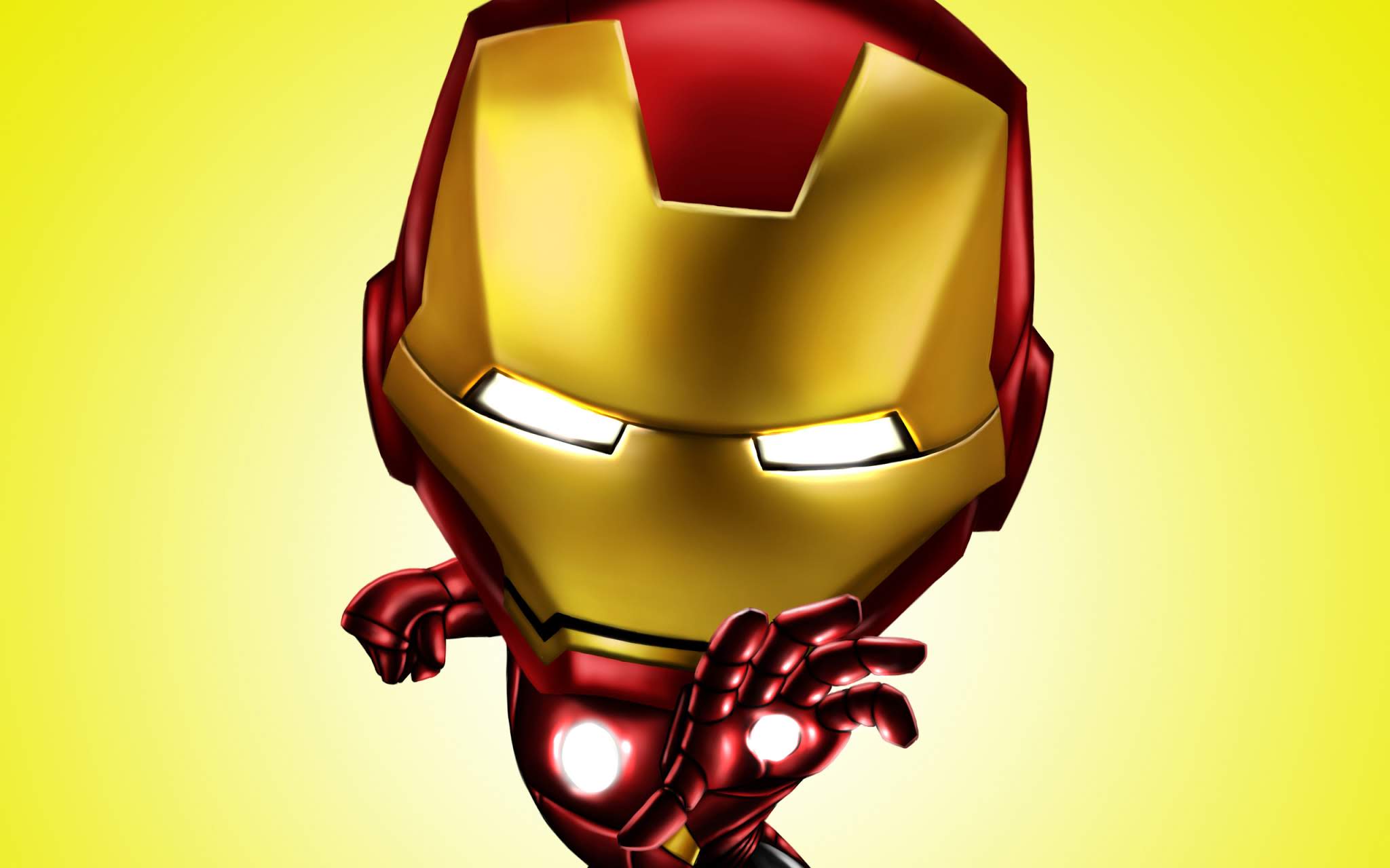 Cute Iron Man Cartoon Wallpapers