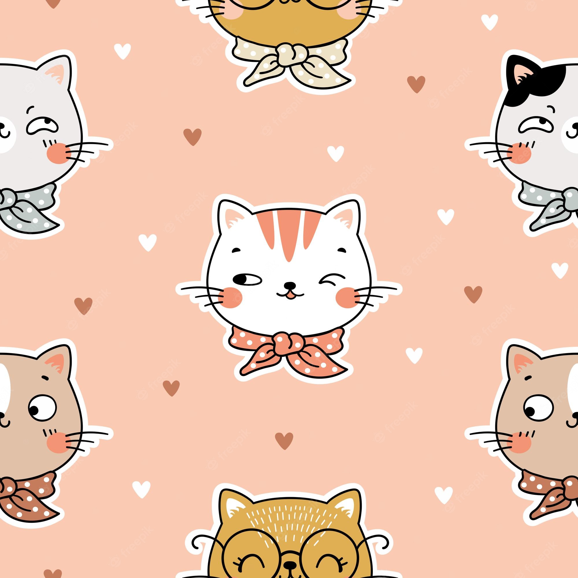 Cute Kawaii Cat Wallpapers