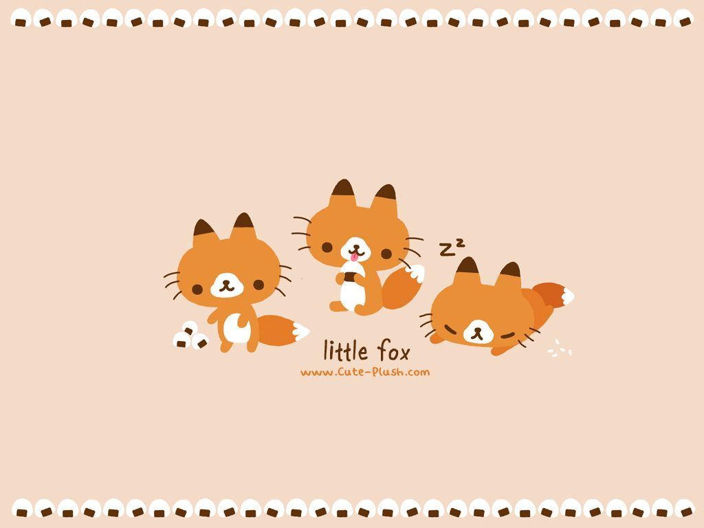 Cute Kawaii Fox Wallpapers