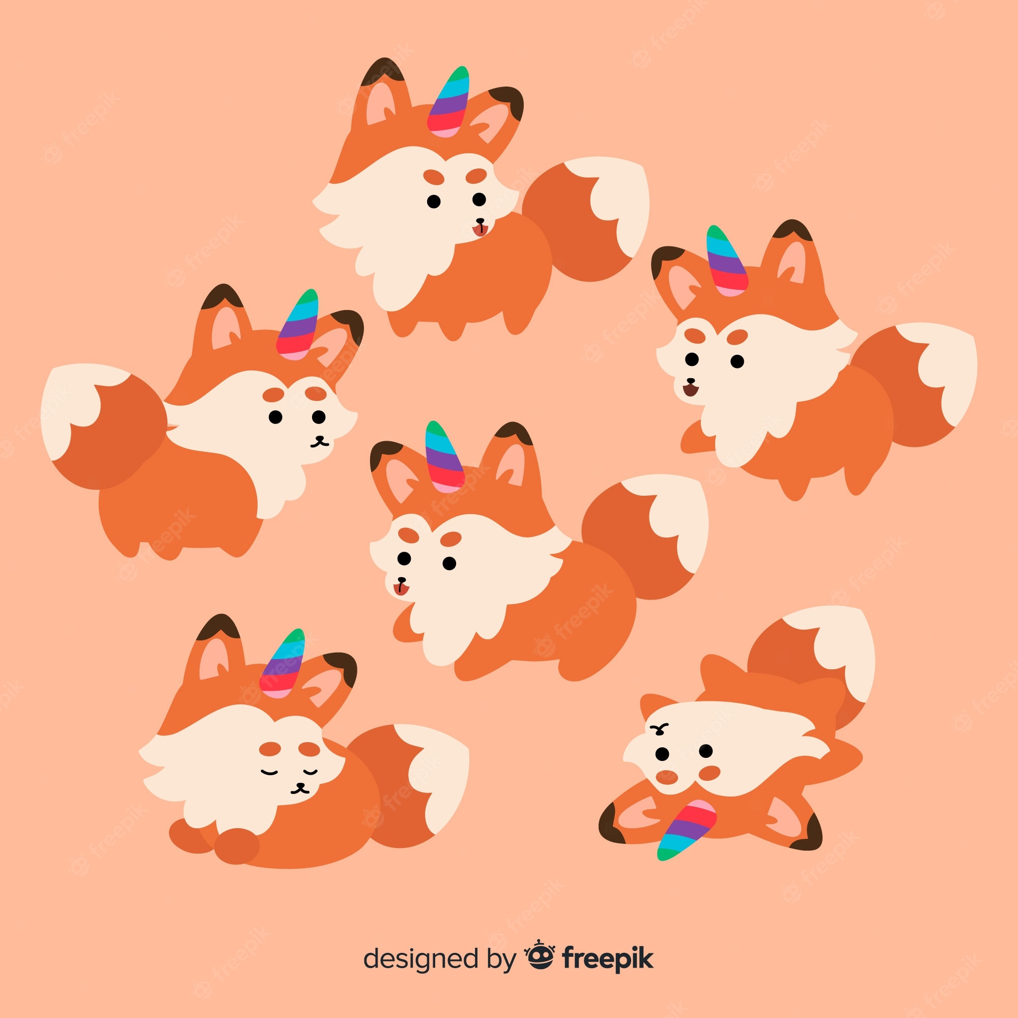 Cute Kawaii Fox Wallpapers