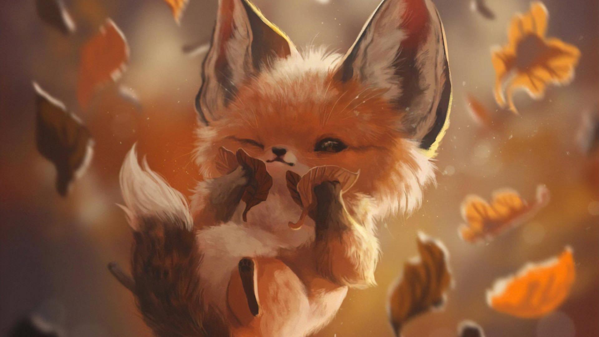 Cute Kawaii Fox Wallpapers