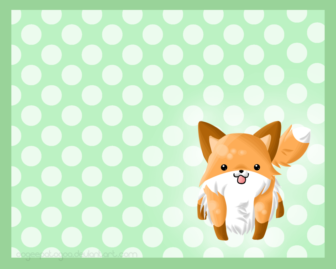 Cute Kawaii Fox Wallpapers