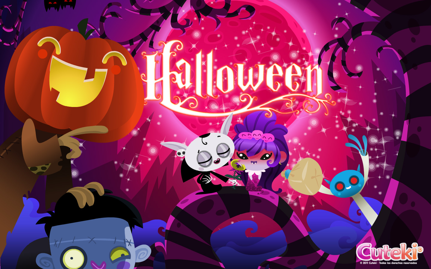 Cute Kawaii Halloween Wallpapers