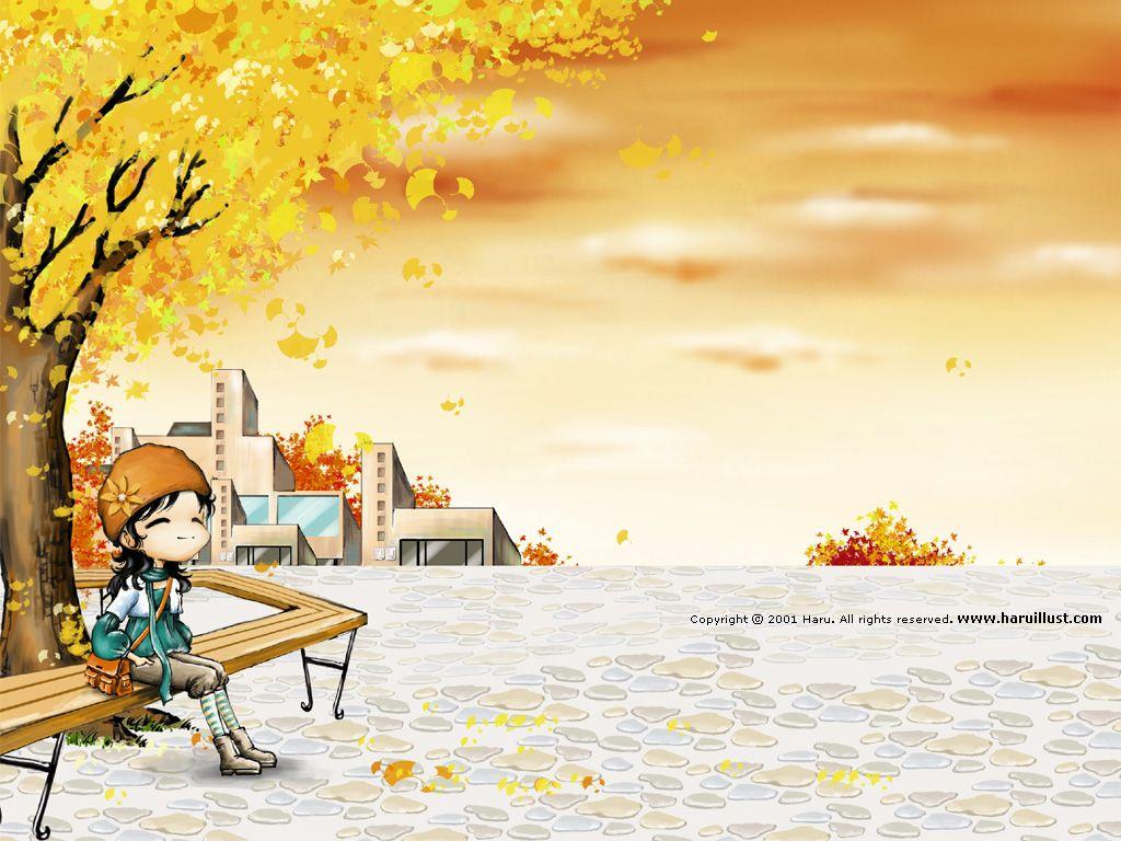 Cute Korean Art Wallpapers Wallpapers