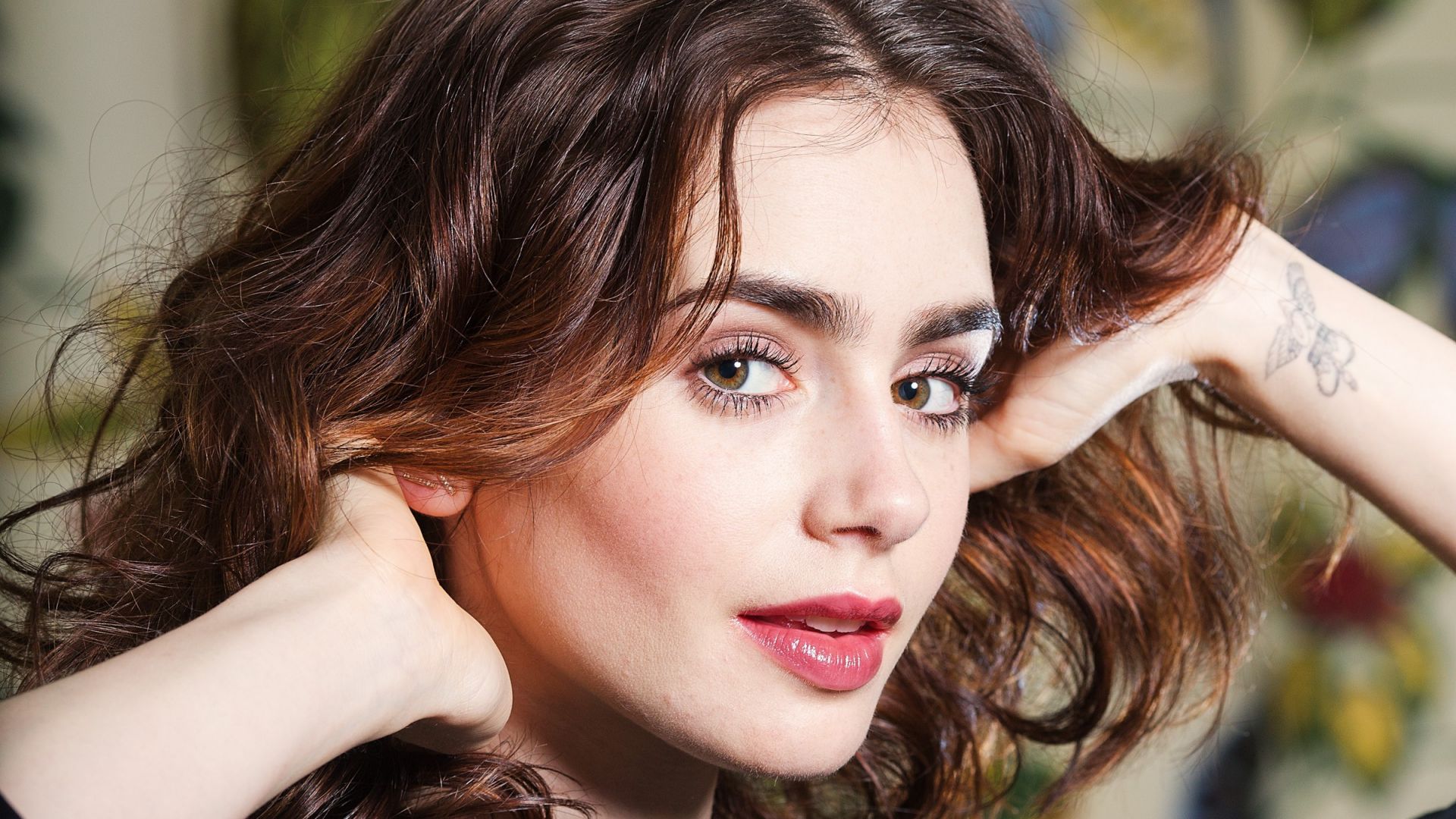 Cute Lily Collins Wallpapers