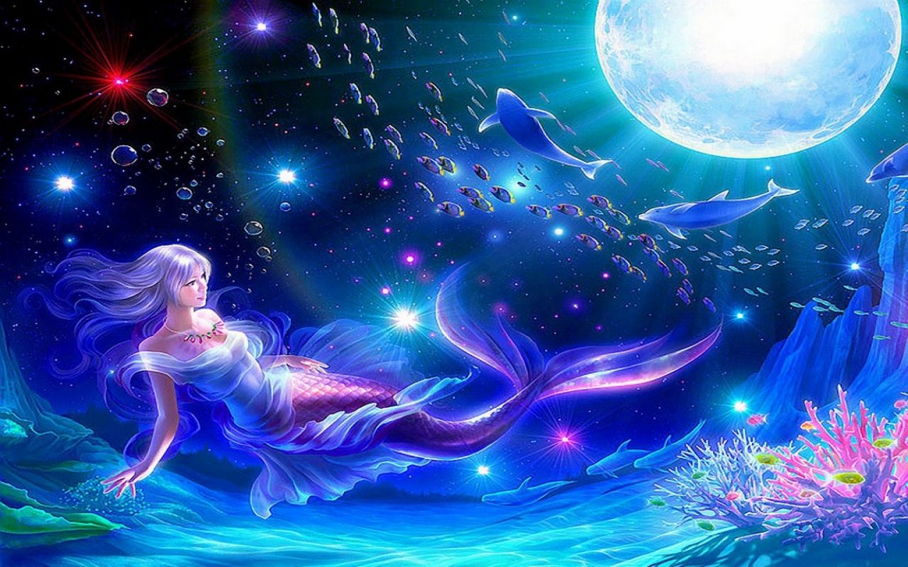 Cute Mermaid Tails Wallpapers