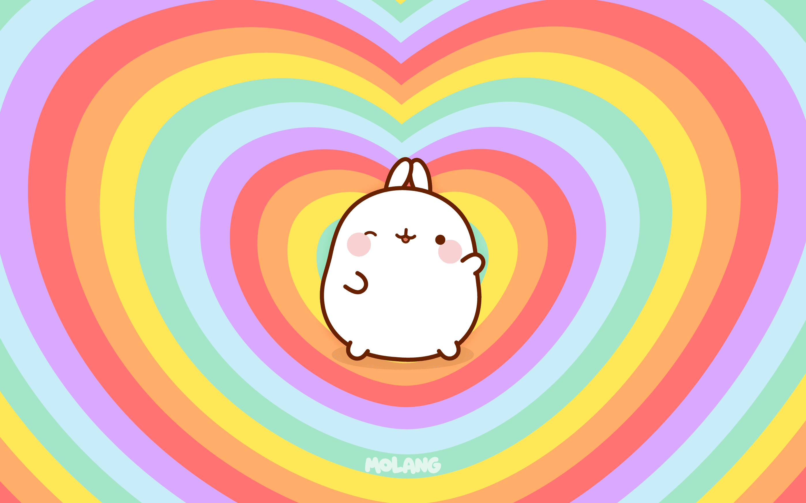 Cute Molang Wallpapers Wallpapers