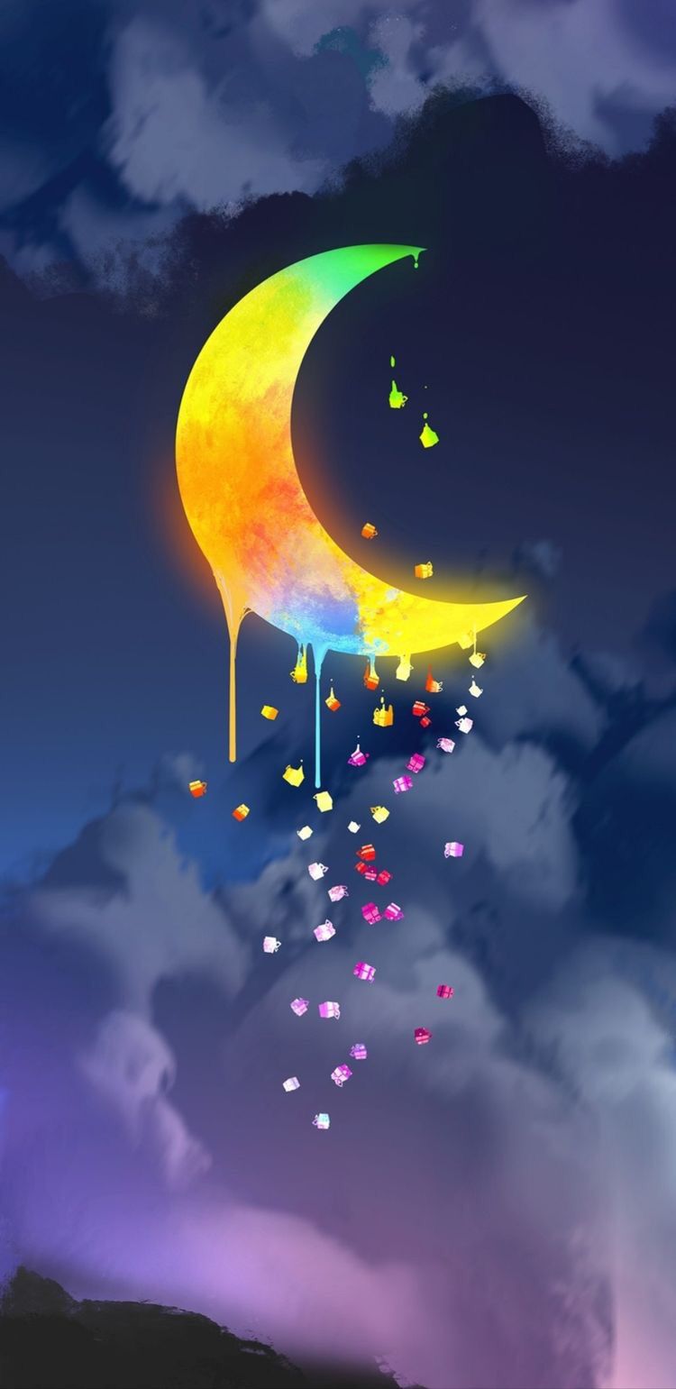 Cute Moon Iphone Wallpapers