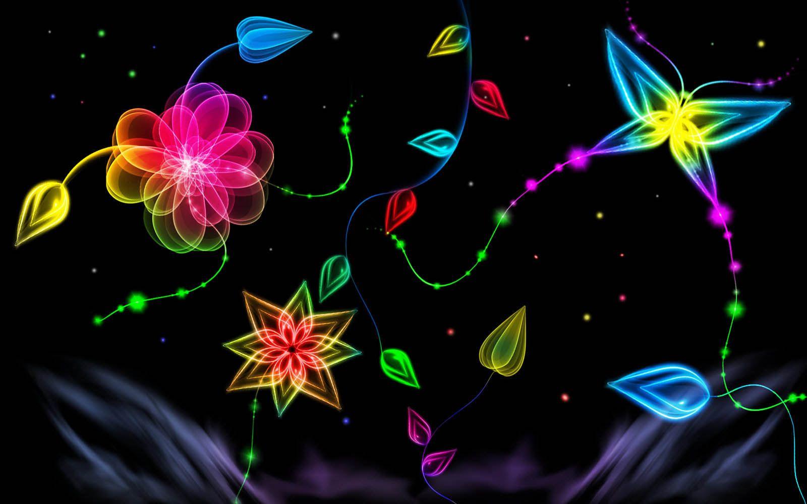 Cute Neon Art Wallpapers