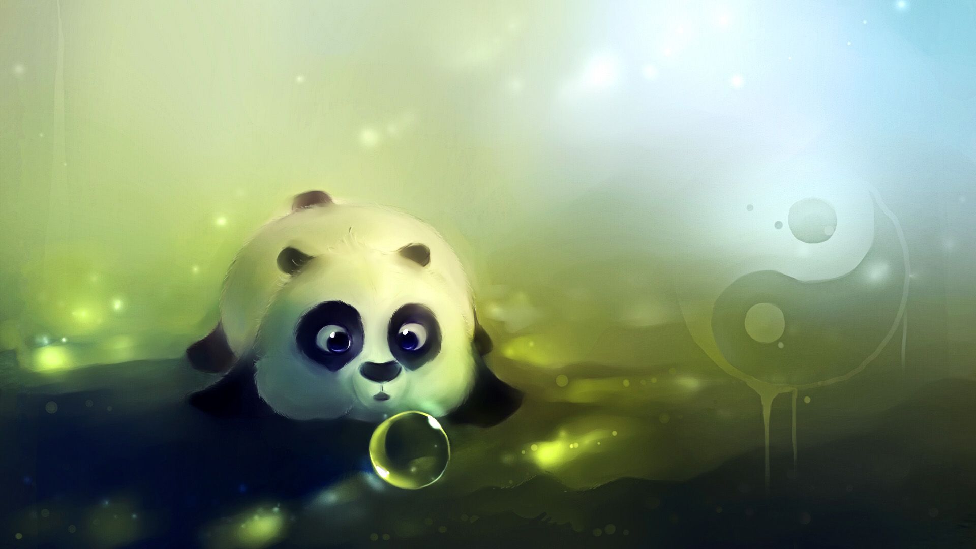 Cute Panda Cartoon Wallpaper Wallpapers