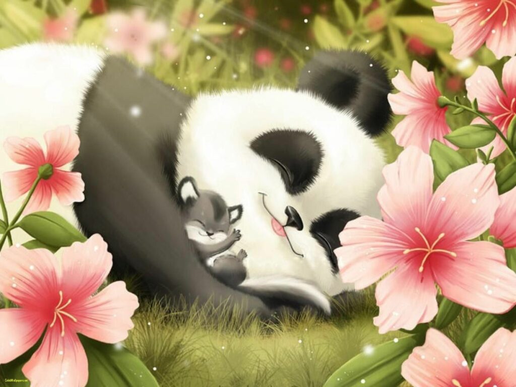 Cute Panda Desktop Wallpapers