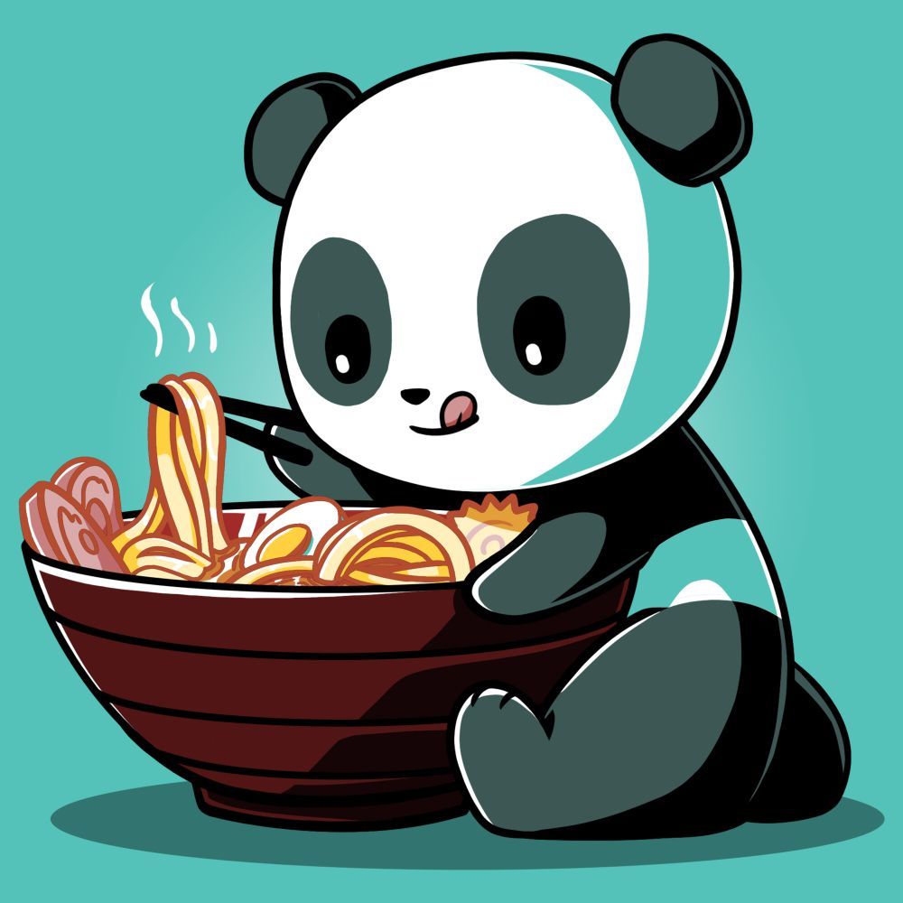 Cute Panda Eating Wallpapers