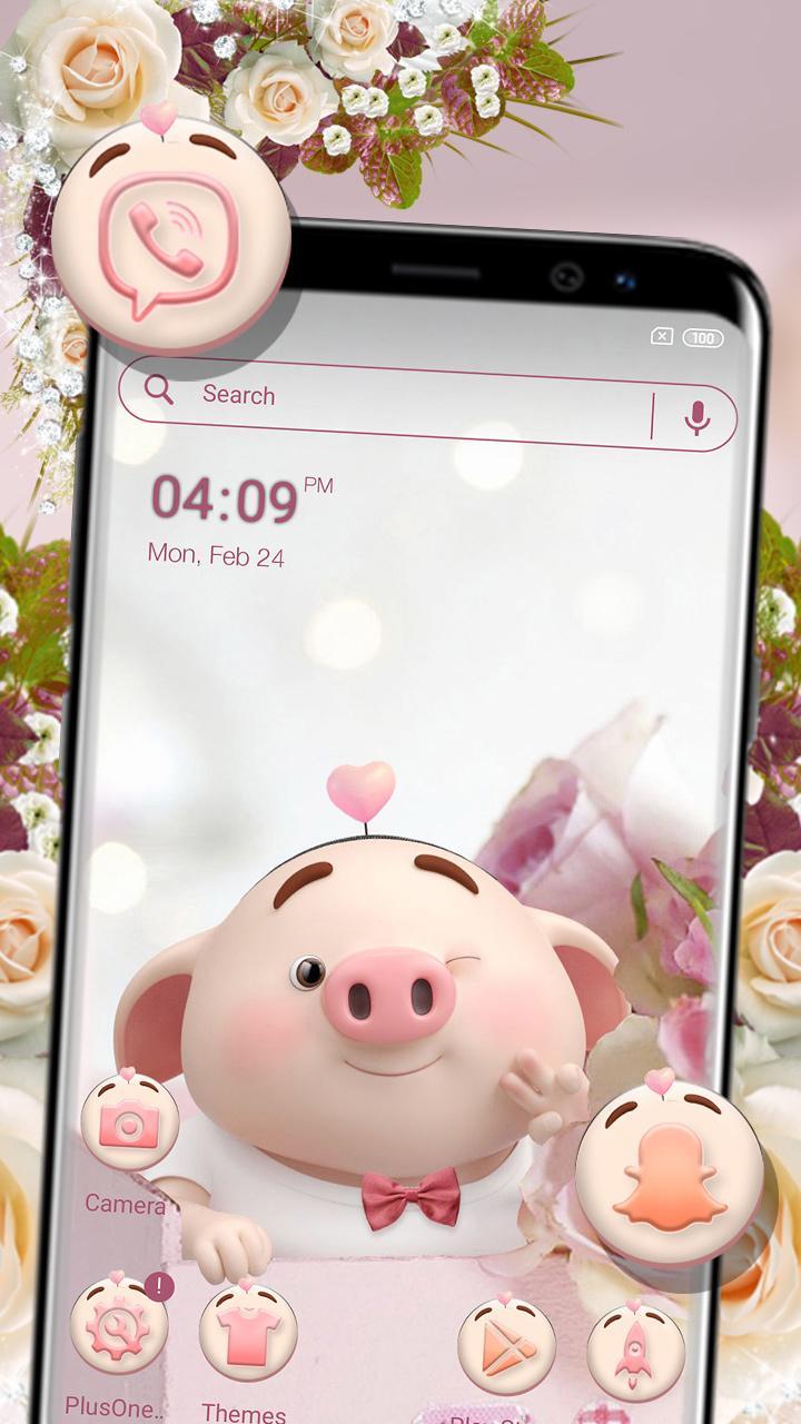 Cute Pig Background Samsung Galaxy