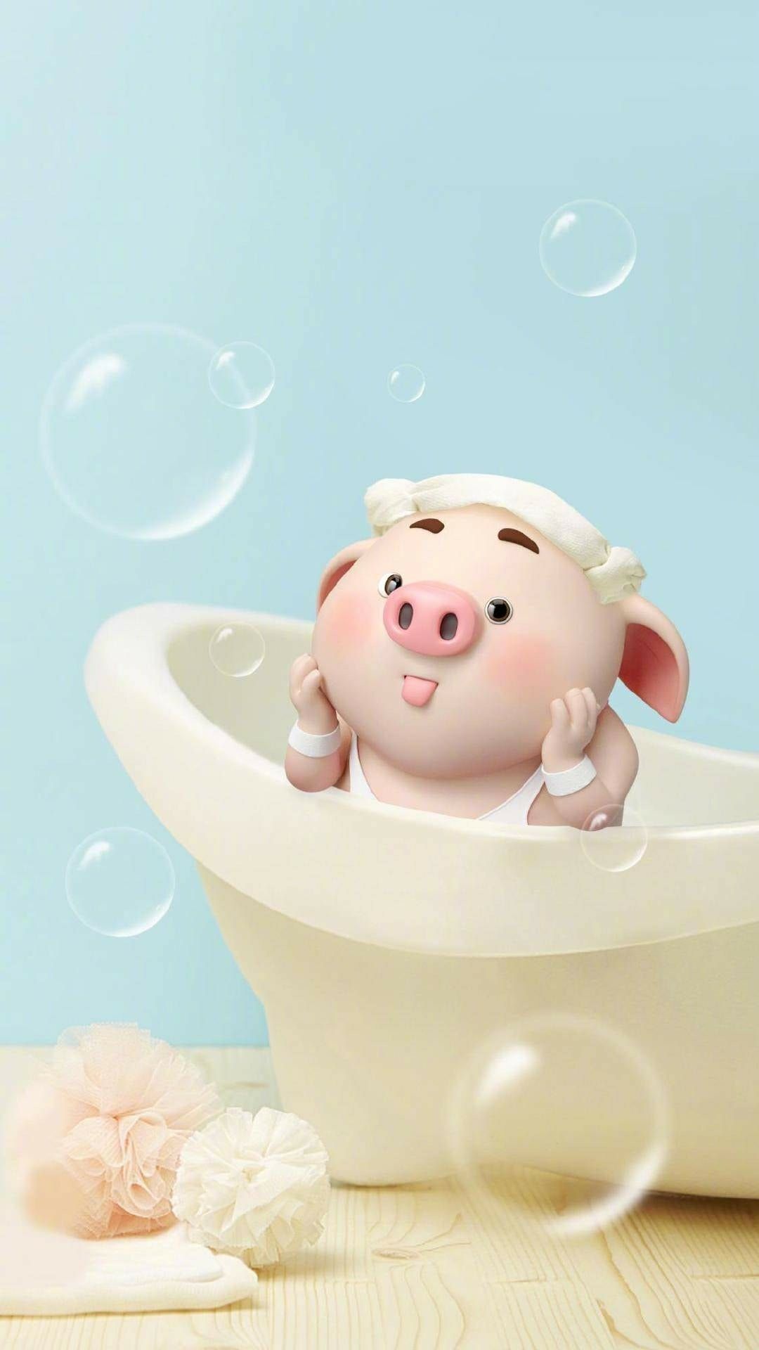 Cute Pig Background Samsung Galaxy