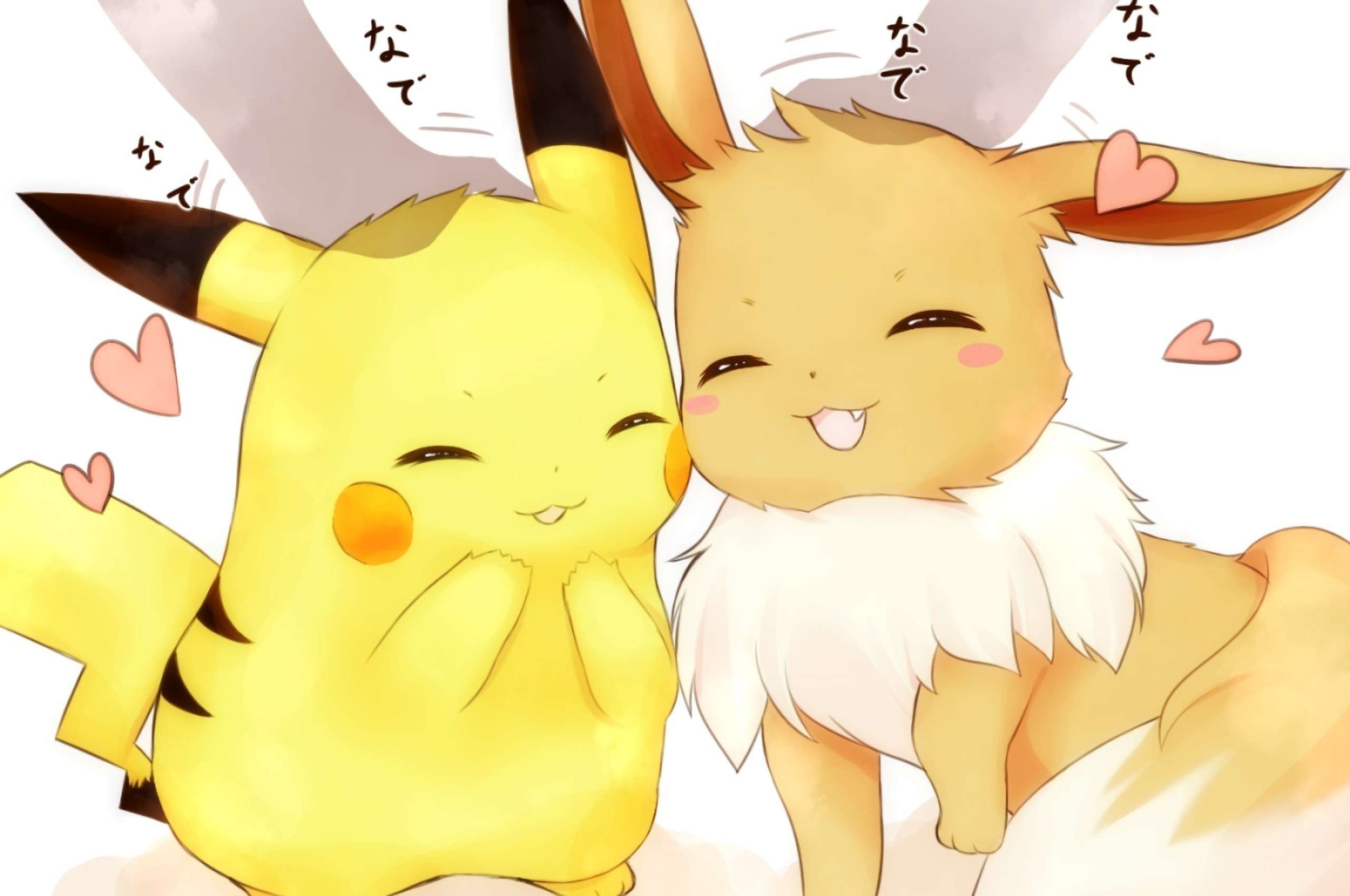 Cute Pikachu And Eevee Wallpapers Wallpapers