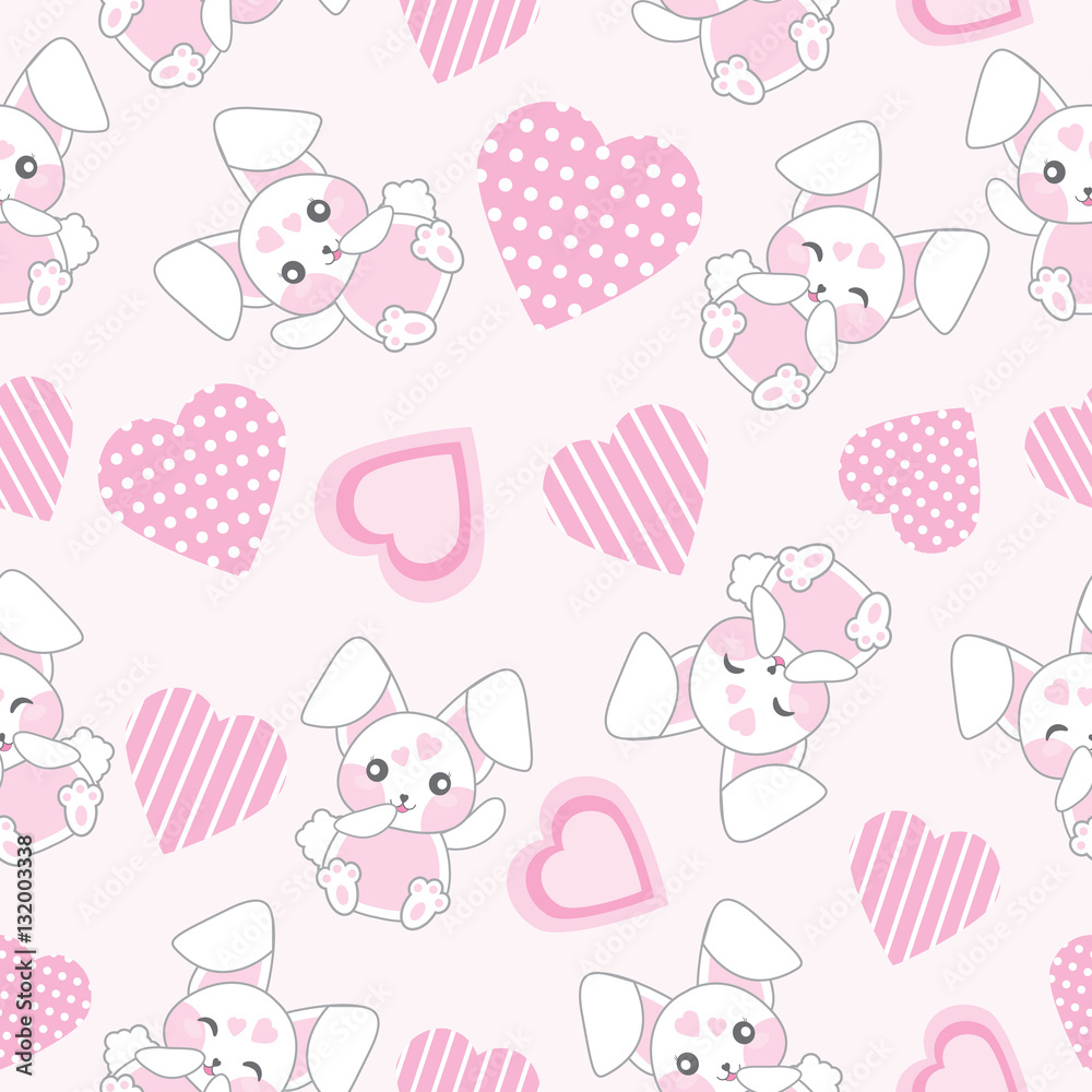 Cute Pink Bunny Wallpapers