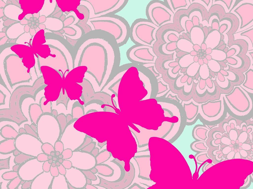 Cute Pink Butterfly Wallpapers