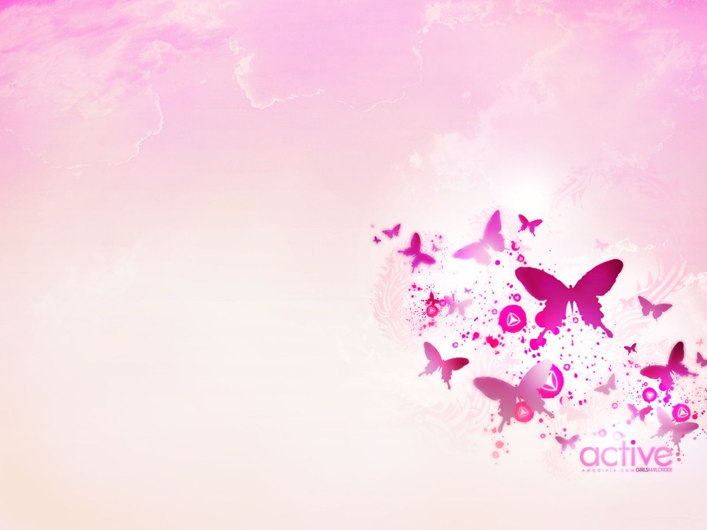 Cute Pink Butterfly Wallpapers