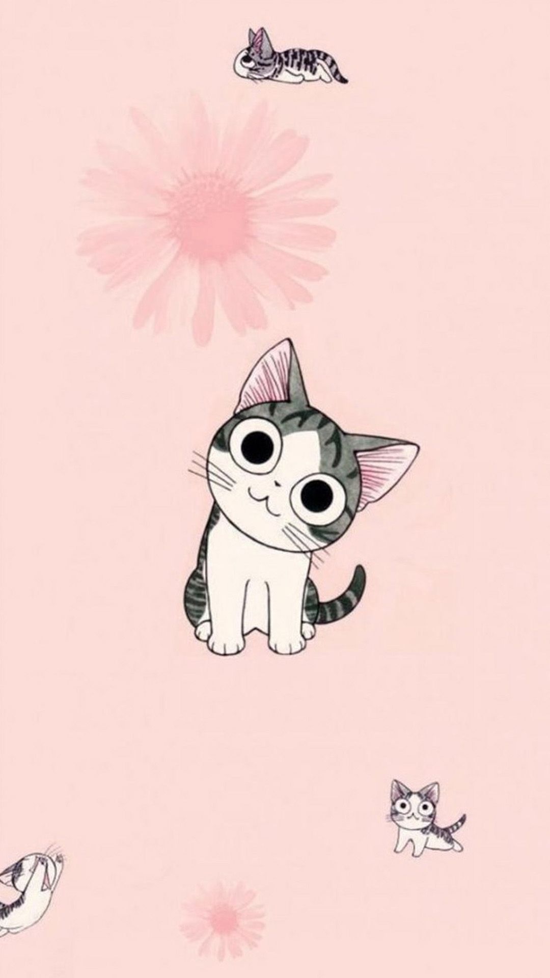 Cute Pink Cartoon Wallpaper Wallpapers