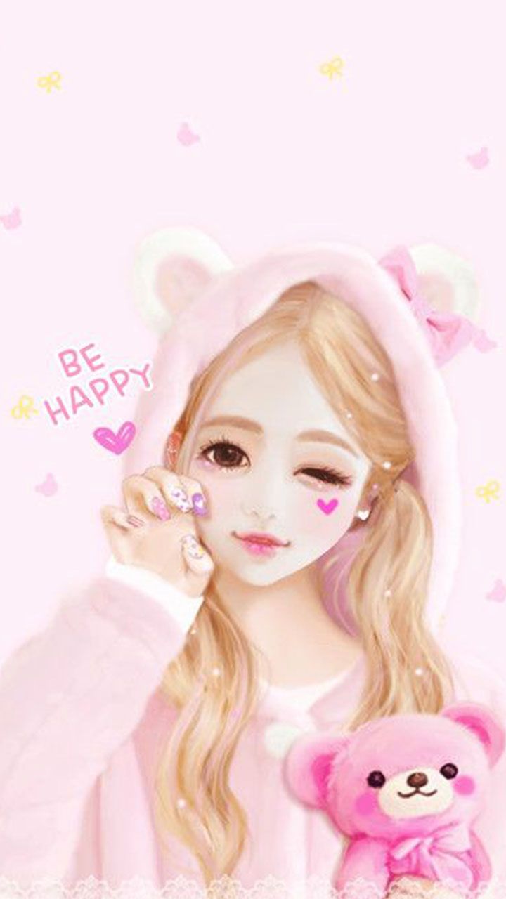 Cute Pink Girl Wallpapers