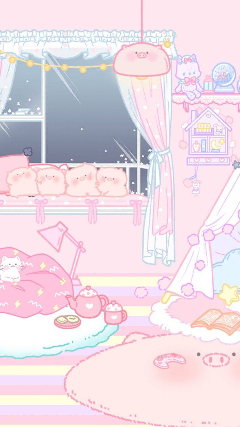 Cute Pink Kawaii Wallpapers