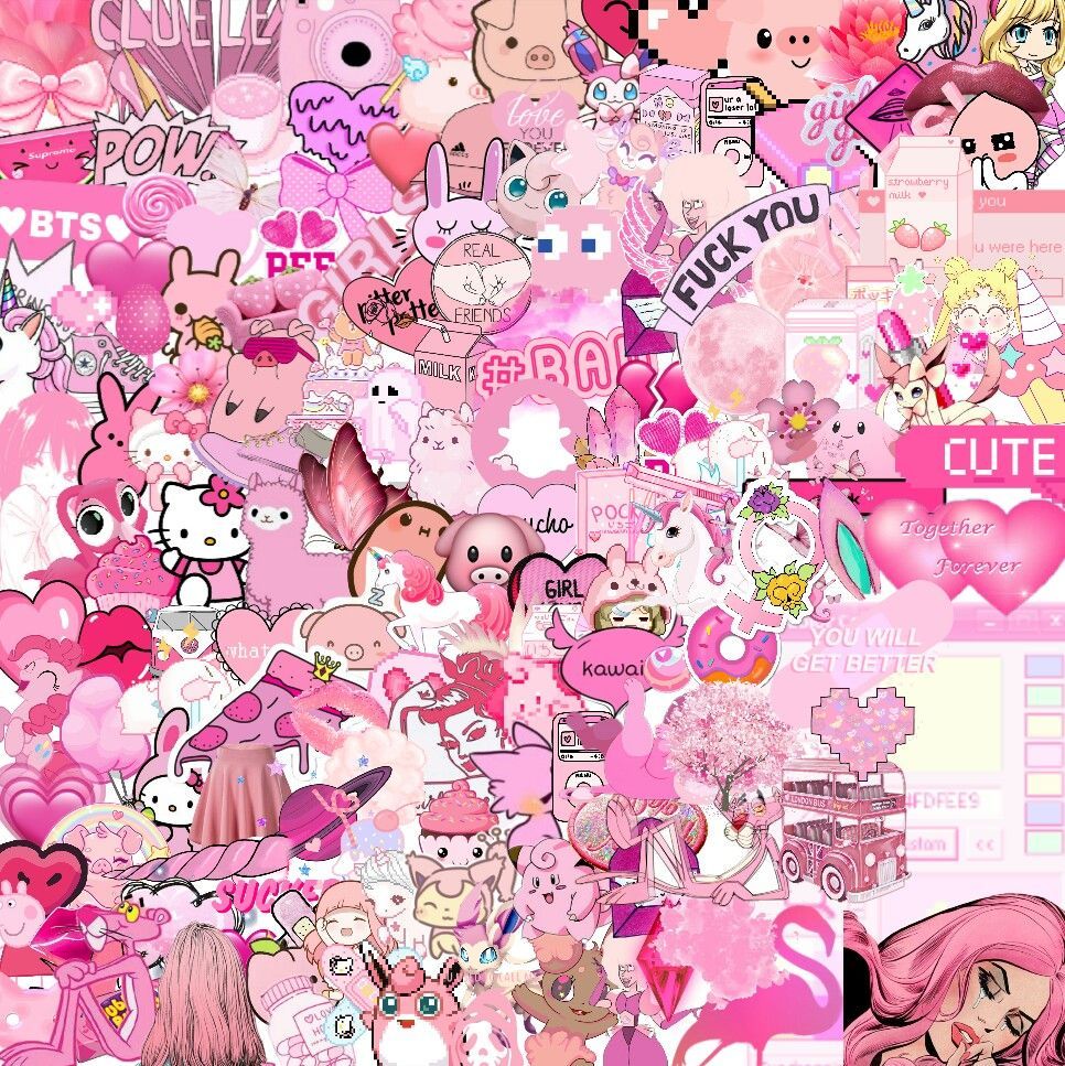 Cute Pink Kawaii Wallpapers