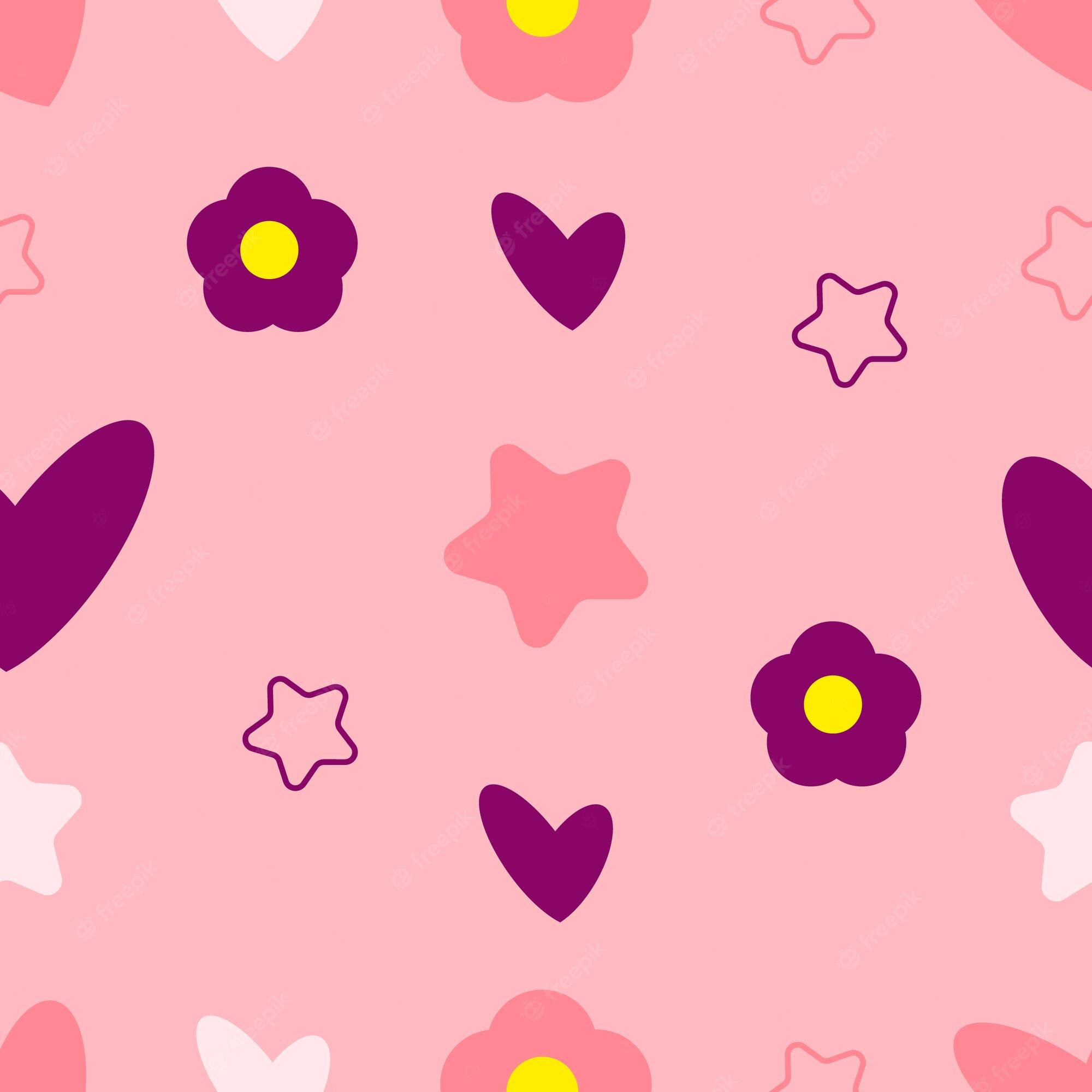 Cute Pink Stars Wallpapers Wallpapers