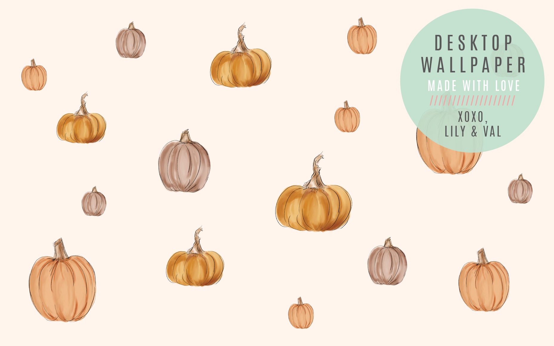 Cute Pumpkin Desktop Wallpapers