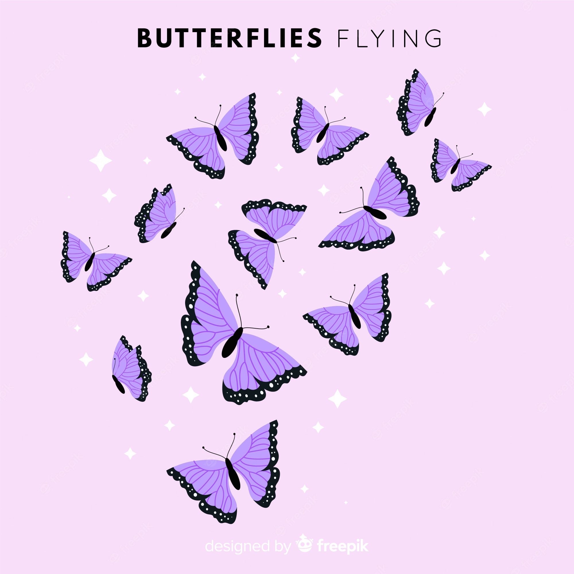 Cute Purple Butterfly Wallpapers