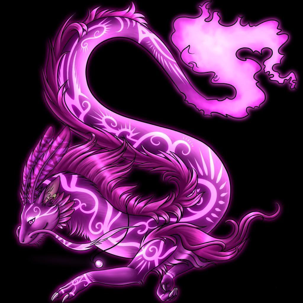 Cute Purple Dragon Wallpapers