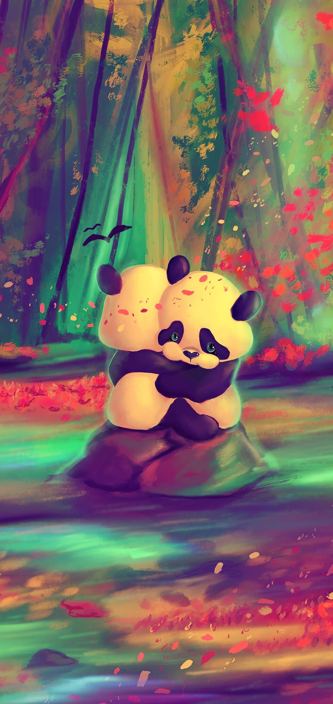 Cute Purple Panda Wallpapers