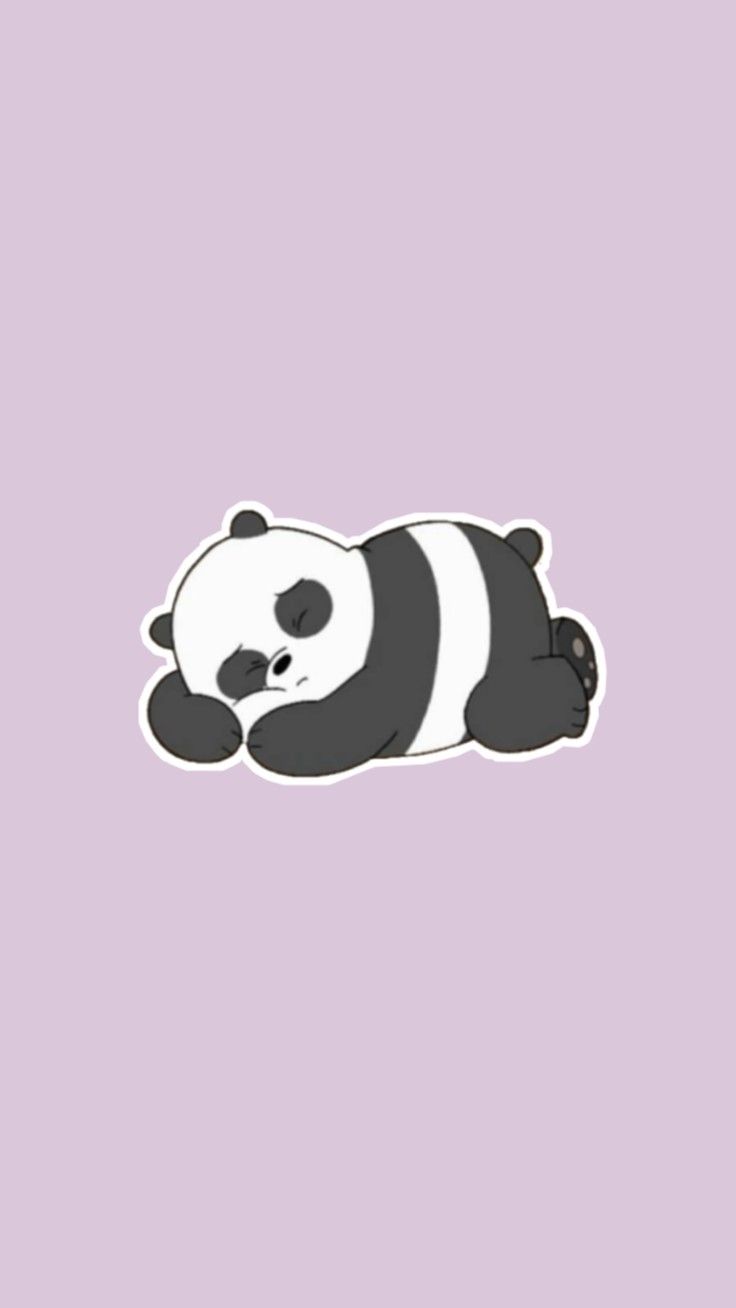 Cute Purple Panda Wallpapers