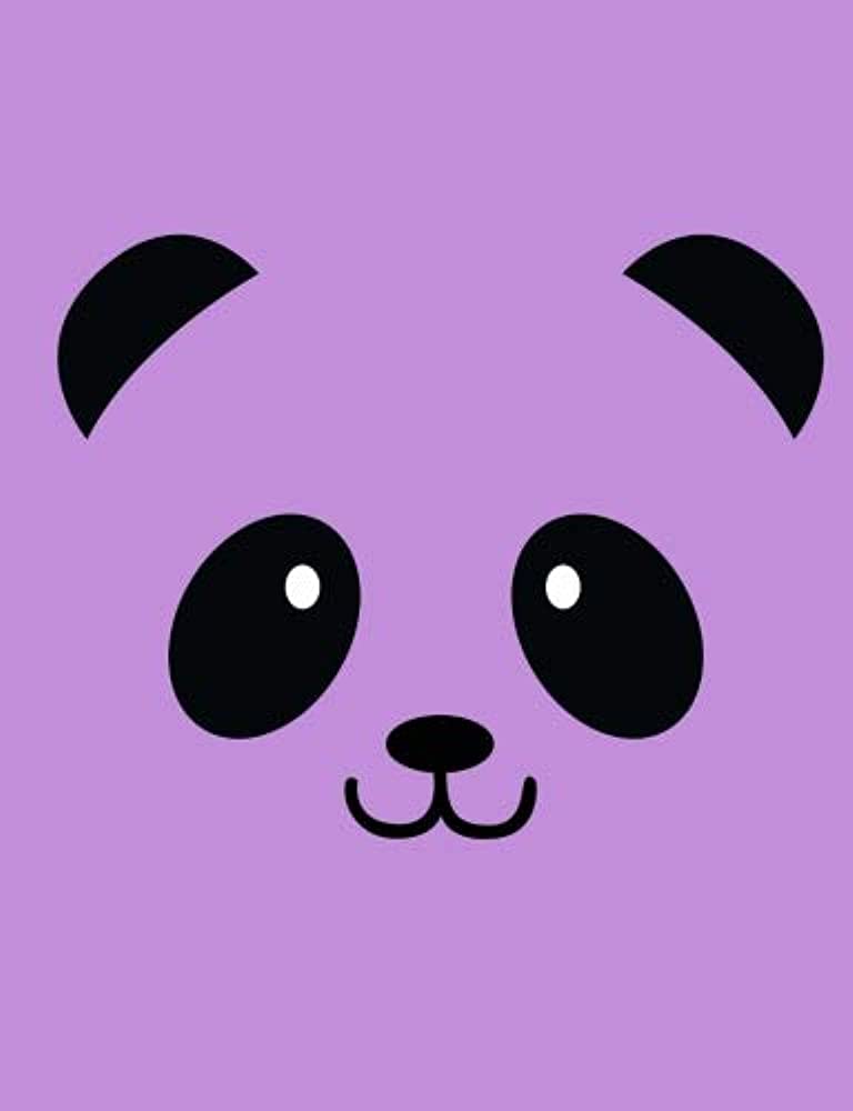 Cute Purple Panda Wallpapers