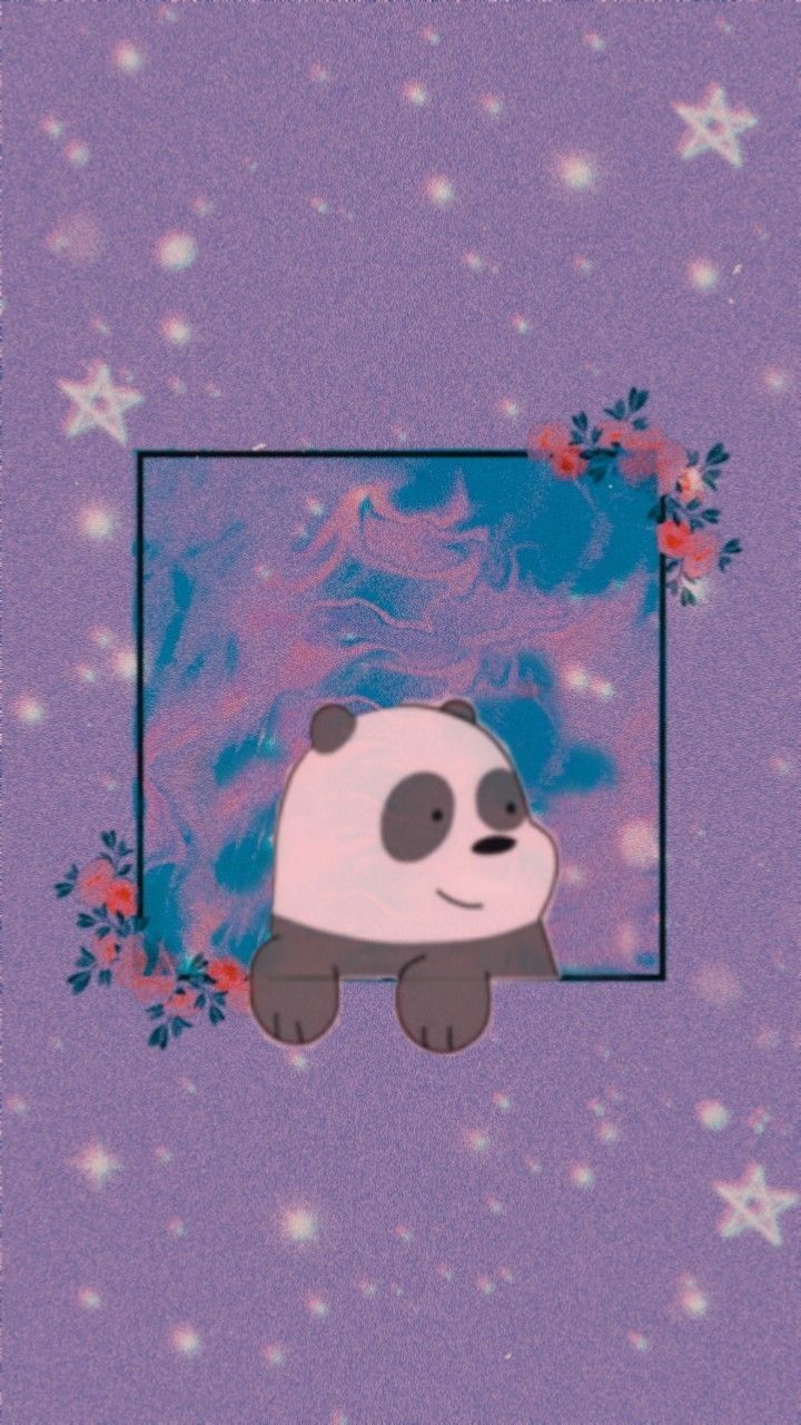 Cute Purple Panda Wallpapers