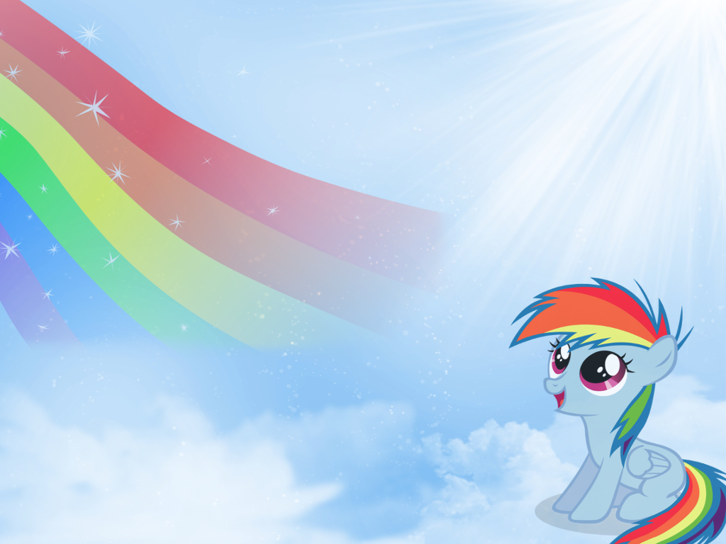 Cute Rainbow Dash Desktop Wallpapers