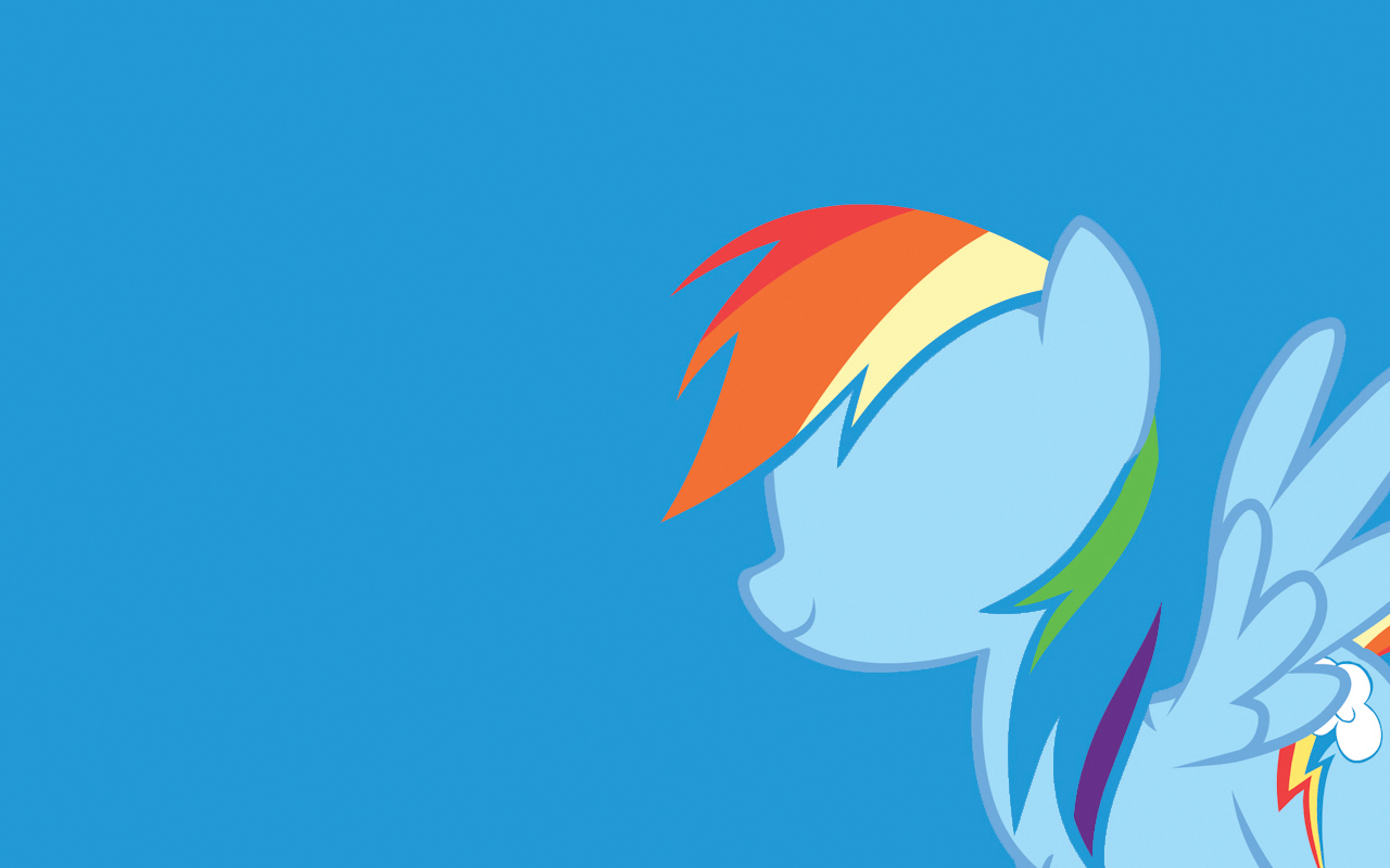 Cute Rainbow Dash Desktop Wallpapers