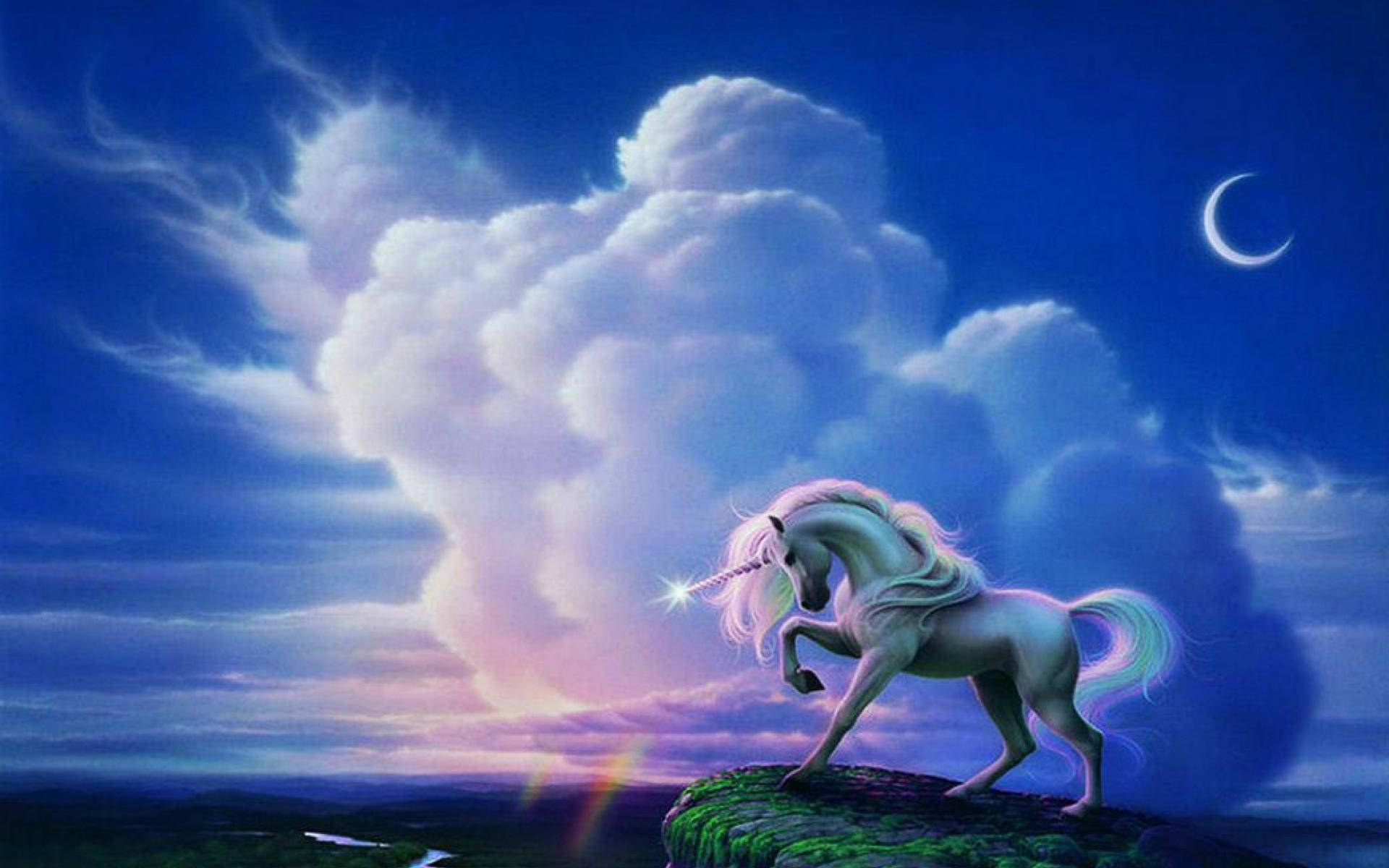 Cute Rainbow Unicorn Desktop Wallpapers Wallpapers