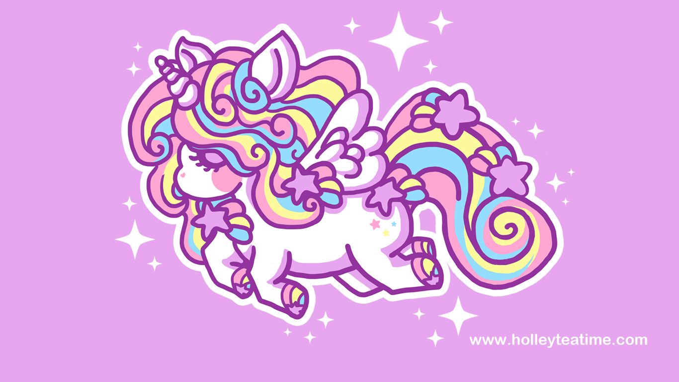 Cute Rainbow Unicorn Desktop Wallpapers Wallpapers