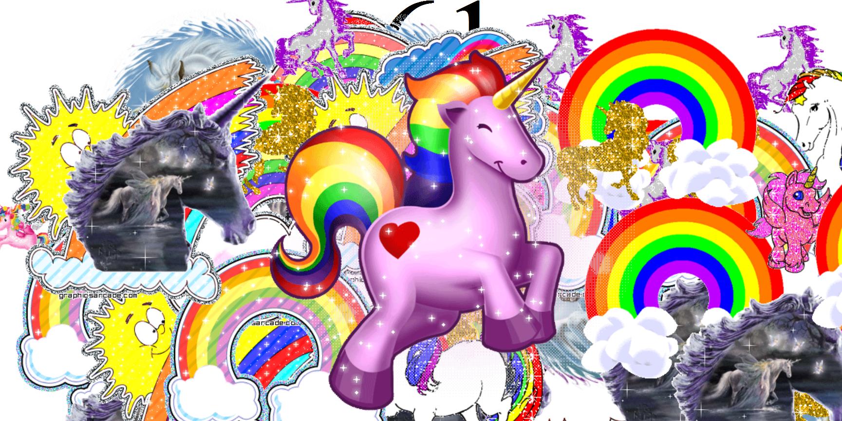 Cute Rainbow Unicorn Desktop Wallpapers Wallpapers