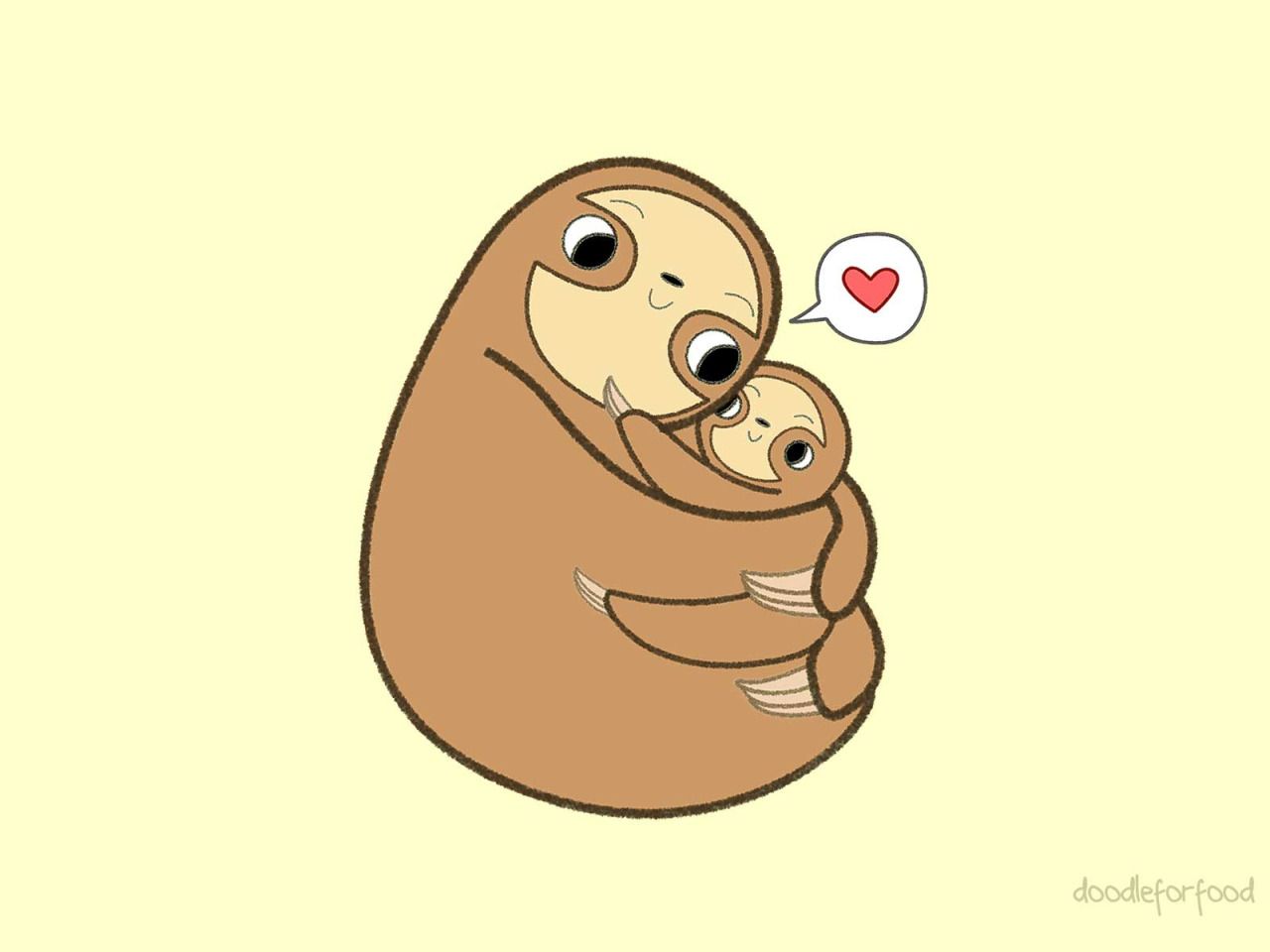 Cute Sloths Wallpapers Wallpapers