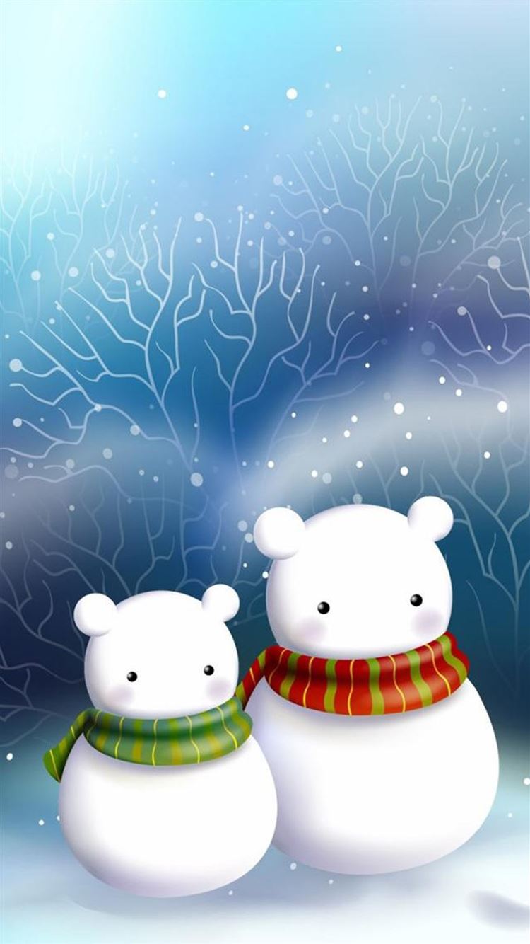 Cute Snowman Iphone Wallpapers