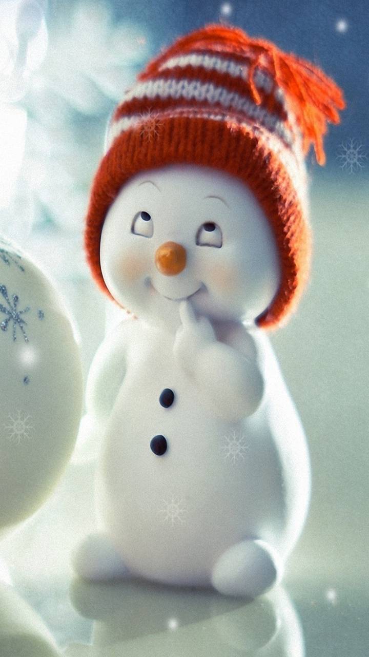 Cute Snowman Iphone Wallpapers