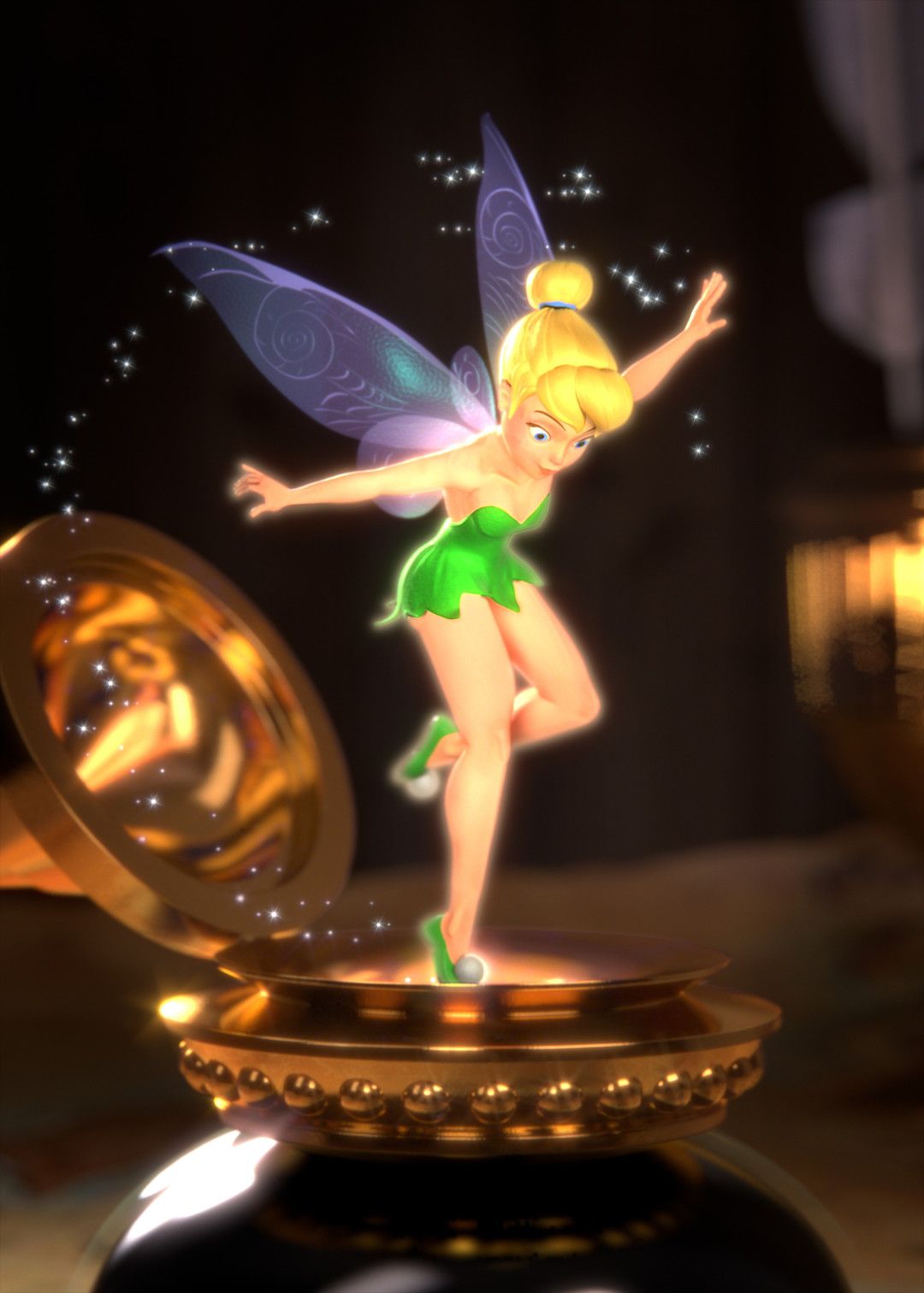 Cute Tinkerbell Wallpapers