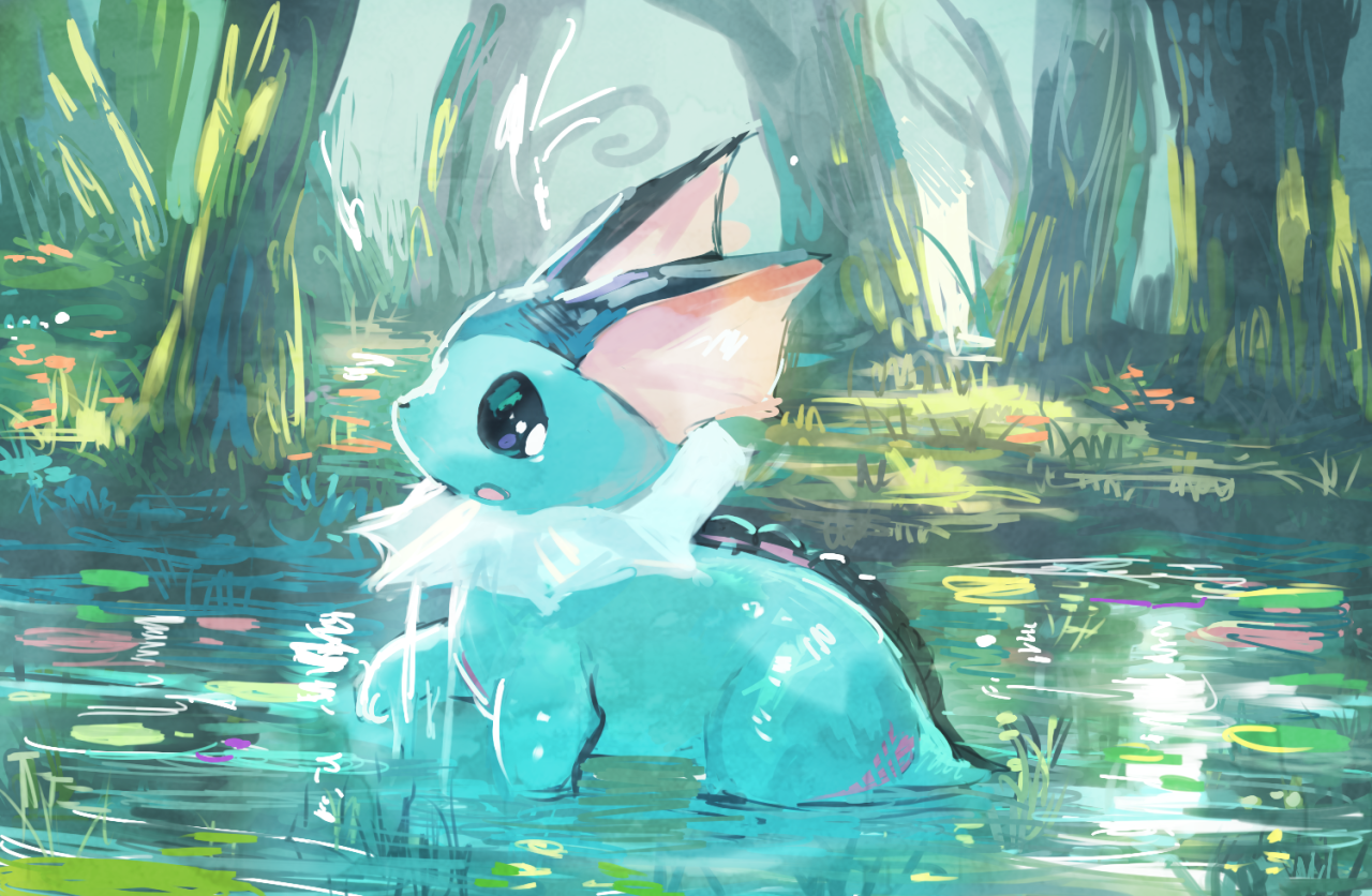 Cute Vaporeon Wallpapers