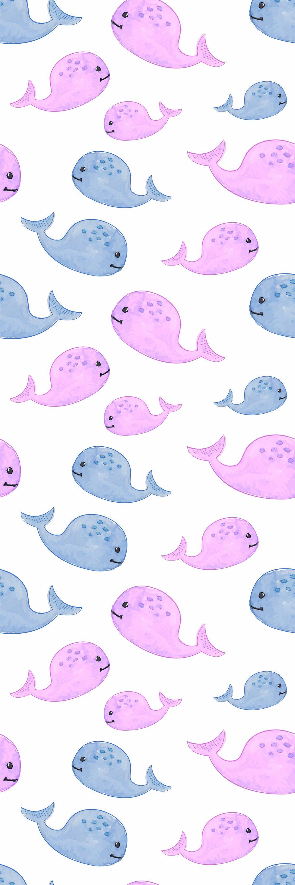 Cute Whale Iphone Wallpapers