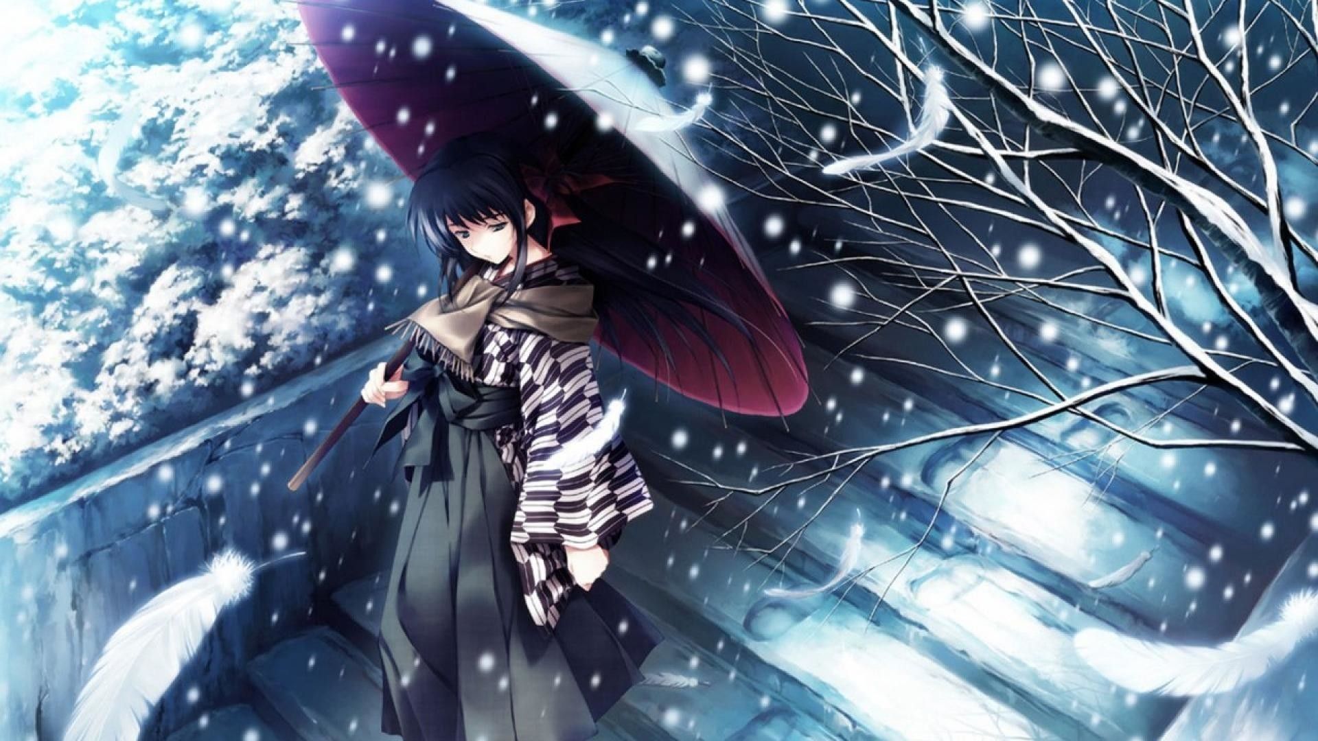 Cute Winter Anime Wallpapers