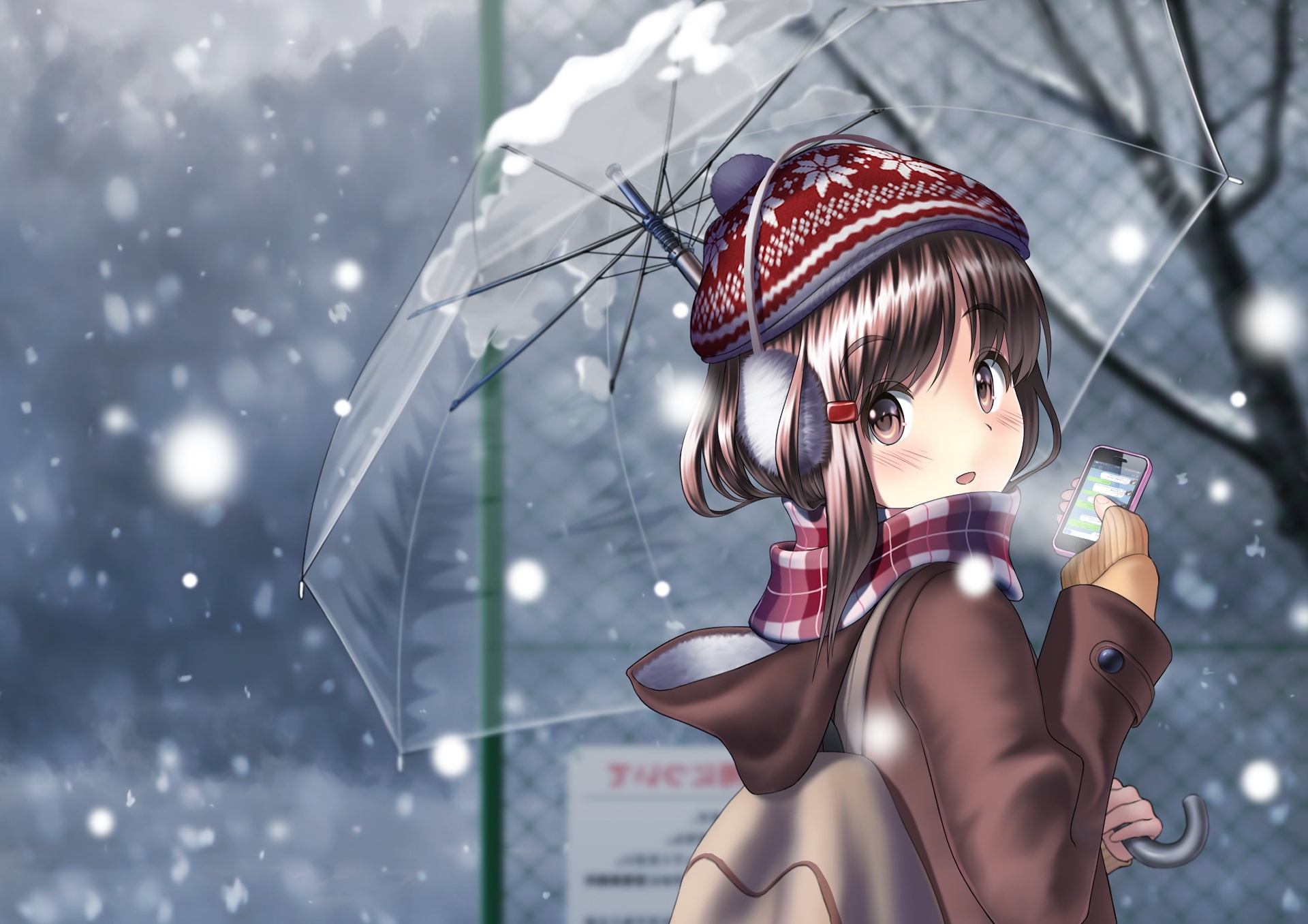 Cute Winter Anime Wallpapers