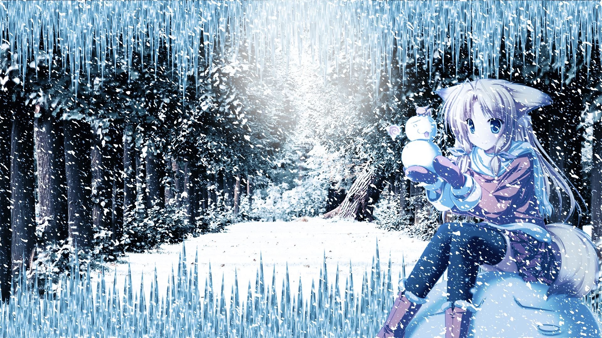 Cute Winter Anime Wallpapers