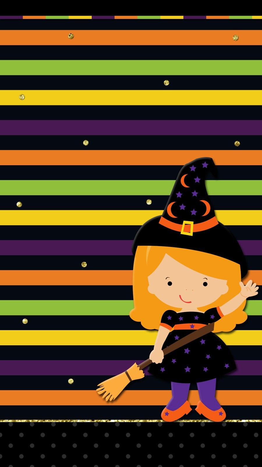 Cute Witch Halloween Wallpapers